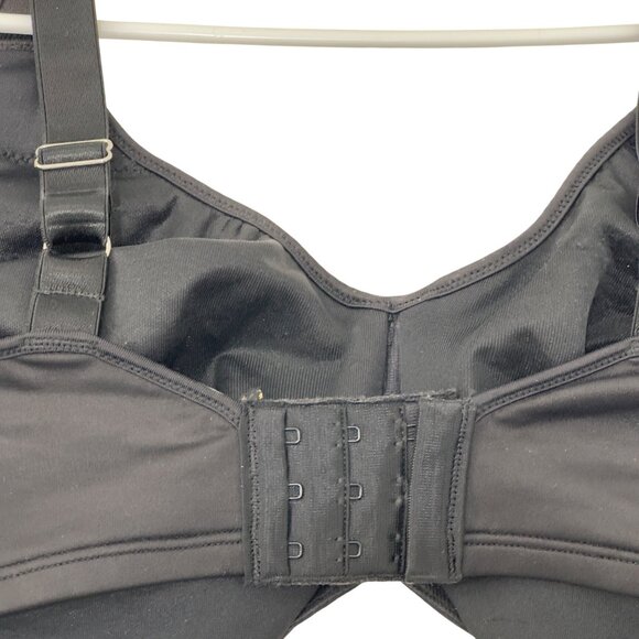 Bali Black Women SZ 36DDD Full Coverage Underwire Minimizer Bra - Picture 6 of 7